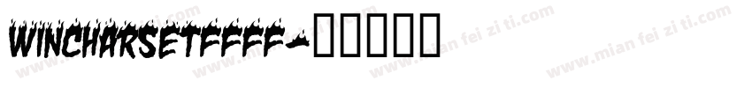 WinCharSetFFFF字体转换