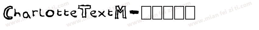 CharlotteTextM字体转换