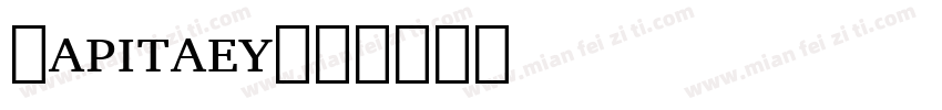 Capitaey字体转换