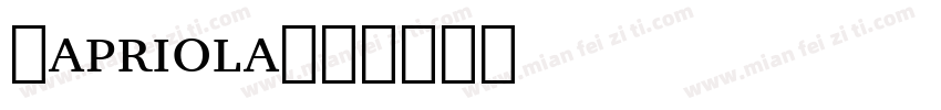 Capriola字体转换