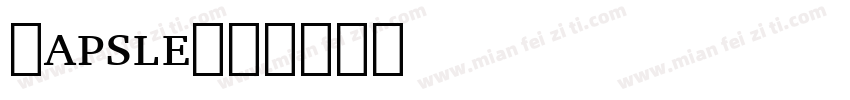 Capsle字体转换