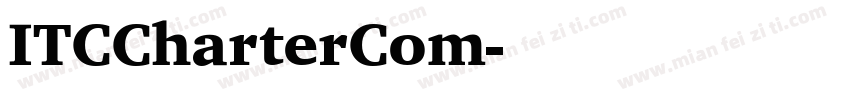 ITCCharterCom字体转换