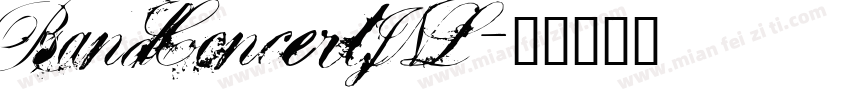BandConcertJNL字体转换