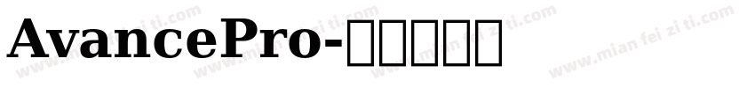 AvancePro字体转换