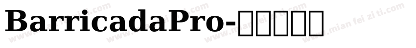 BarricadaPro字体转换
