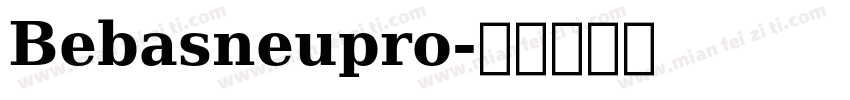 Bebasneupro字体转换