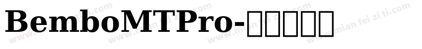 BemboMTPro字体转换