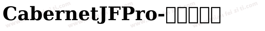 CabernetJFPro字体转换