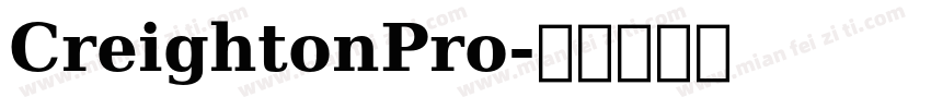 CreightonPro字体转换