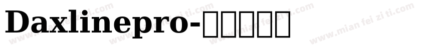 Daxlinepro字体转换