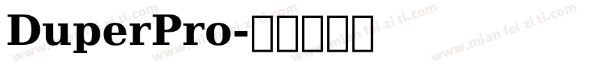 DuperPro字体转换