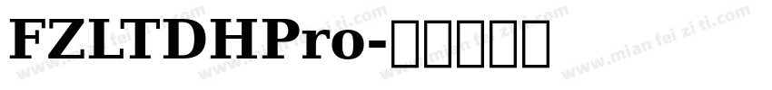 FZLTDHPro字体转换