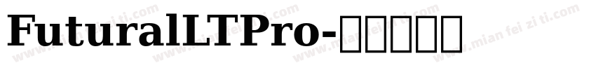 FuturalLTPro字体转换