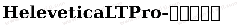 HeleveticaLTPro字体转换