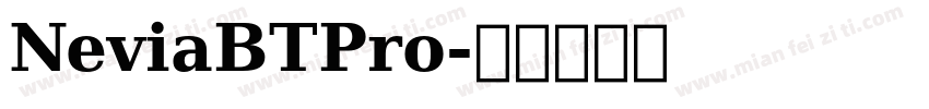 NeviaBTPro字体转换