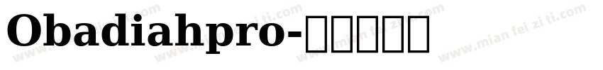 Obadiahpro字体转换