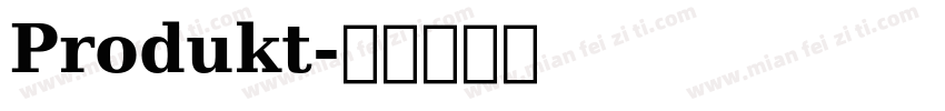 Produkt字体转换
