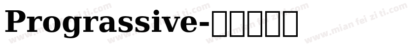 Prograssive字体转换