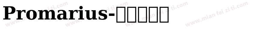 Promarius字体转换
