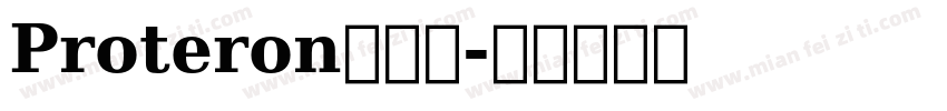 Proteron转换器字体转换