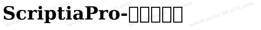 ScriptiaPro字体转换