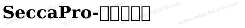 SeccaPro字体转换
