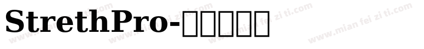 StrethPro字体转换