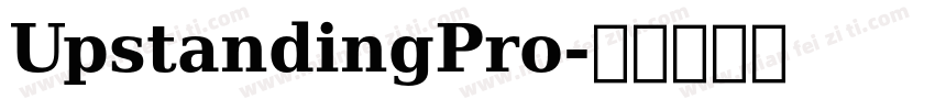 UpstandingPro字体转换