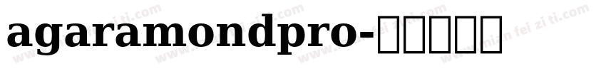 agaramondpro字体转换