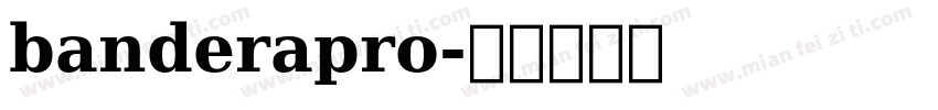 banderapro字体转换