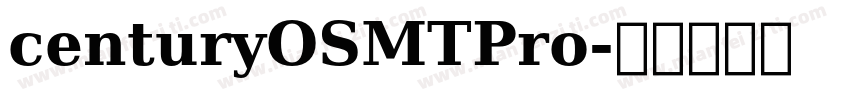 centuryOSMTPro字体转换