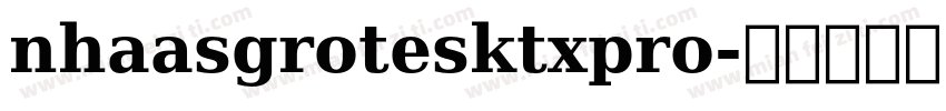 nhaasgrotesktxpro字体转换