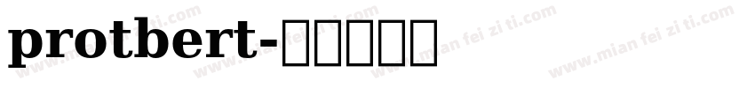 protbert字体转换