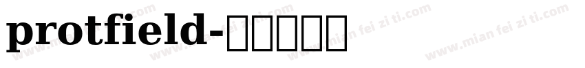 protfield字体转换