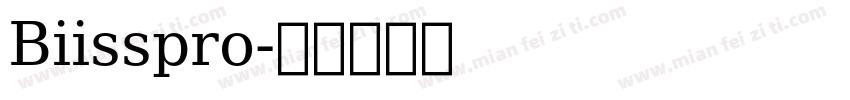 Biisspro字体转换