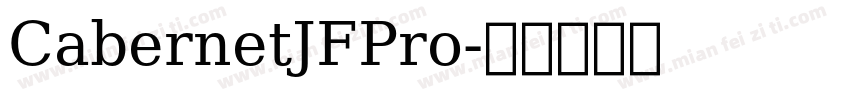 CabernetJFPro字体转换