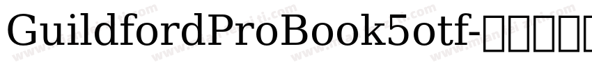 GuildfordProBook5otf字体转换