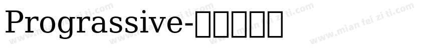 Prograssive字体转换