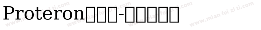 Proteron转换器字体转换