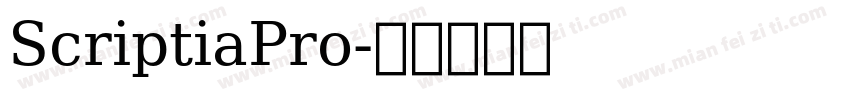 ScriptiaPro字体转换