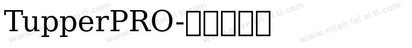 TupperPRO字体转换