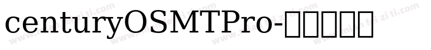 centuryOSMTPro字体转换