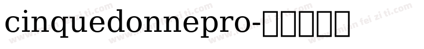 cinquedonnepro字体转换
