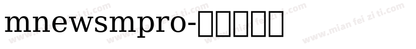 mnewsmpro字体转换