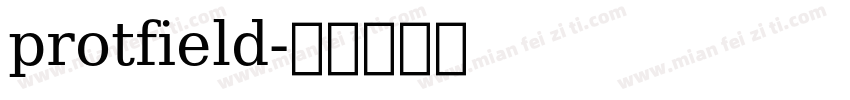 protfield字体转换