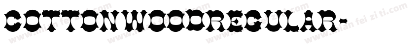 CottonwoodRegular字体转换