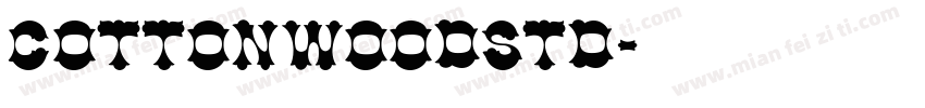 CottonwoodStd字体转换