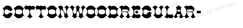 CottonwoodRegular字体转换