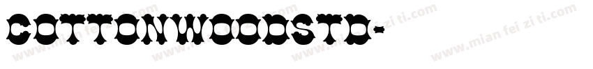 CottonwoodStd字体转换