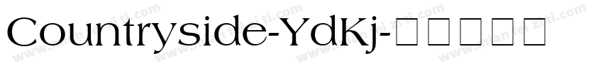 Countryside-YdKj字体转换